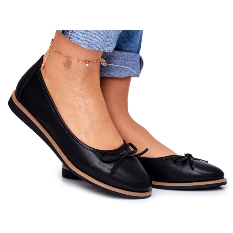 Kvinnors Ballerinas Sergio Leone Svart BL612