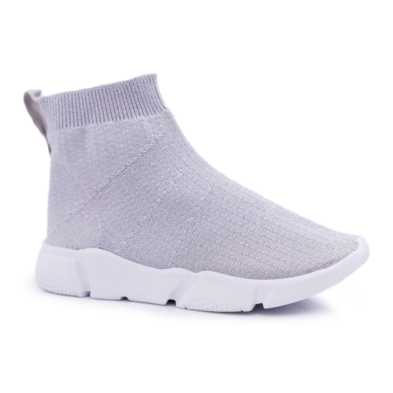 FRROCK Barnens sportskor Brocade Silver Deva grå