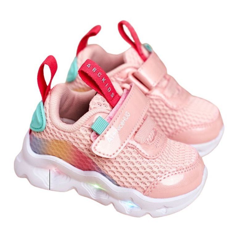 ABCKIDS POLAND Sp. z o.o. Sportbarnskor Glödande rosa Abckids B011105220