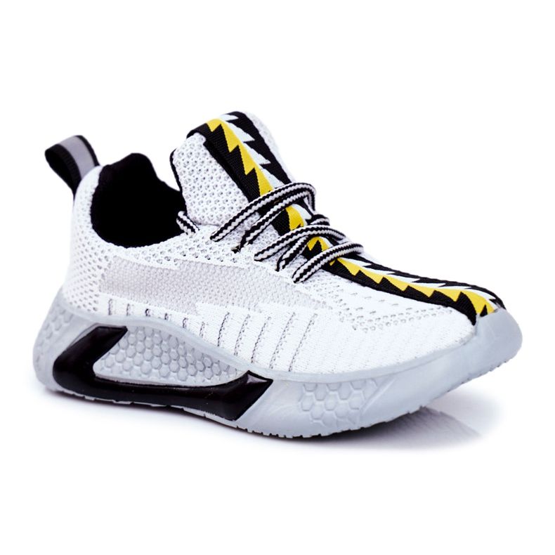 FRROCK Sportskor Barn grå och vit söm