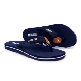 Dam Tofflor Flip-flops Big Star Marinblå DD274A254