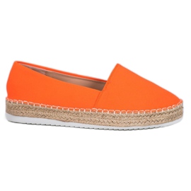 Small Swan Textil Espadrilles orange