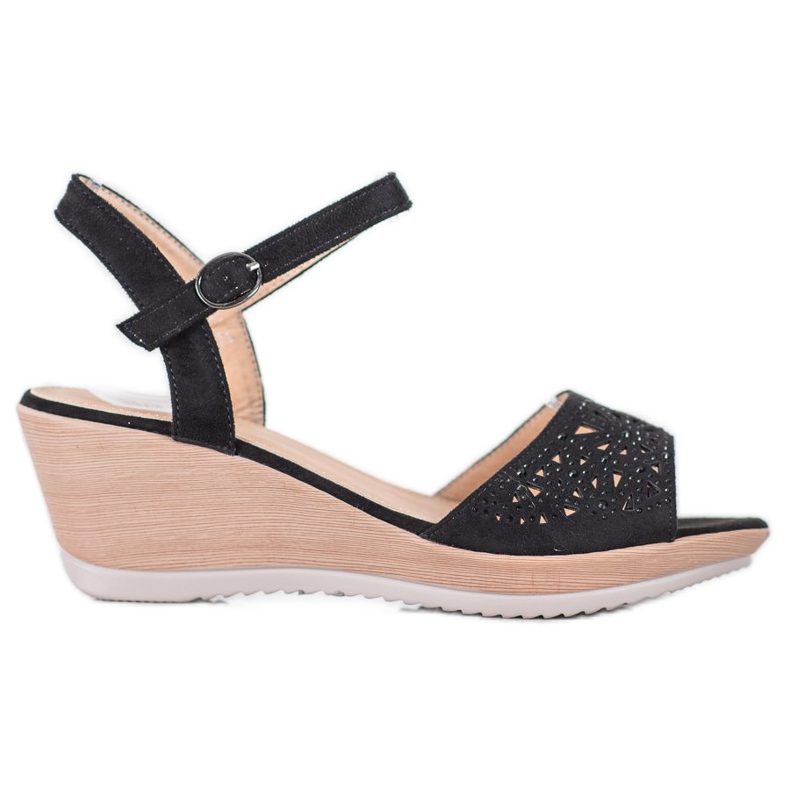 SHELOVET Lätta öppen sandaler svart