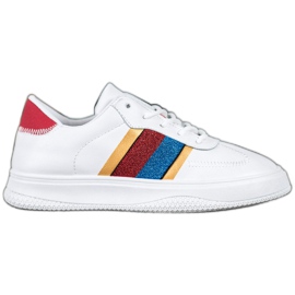 Small Swan Trendiga sportskor vit