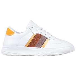 Small Swan Trendiga sportskor vit