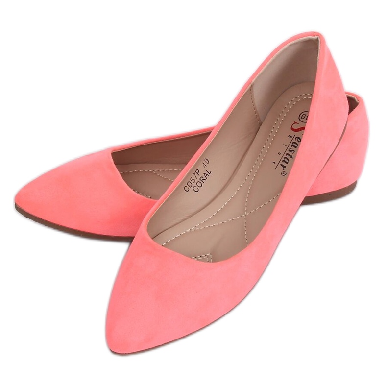 Coral ballerina för kvinnor CD57P Coral rosa