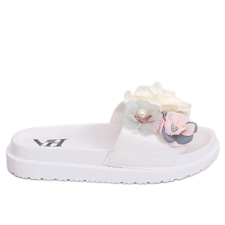 Vita högsula tofflor PT-109 Vit