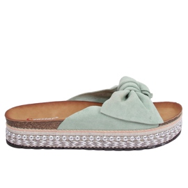 Kvinnor mintofflor LK29P Grön