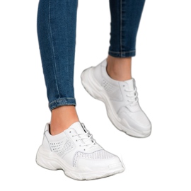 Filippo Klassiska skinnskor vit