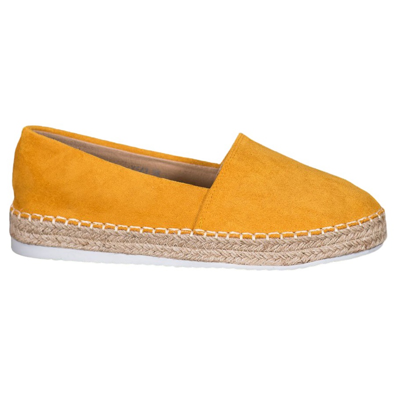 Small Swan Gul mocka Espadrilles