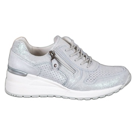 Filippo Silverskor med glitter grå