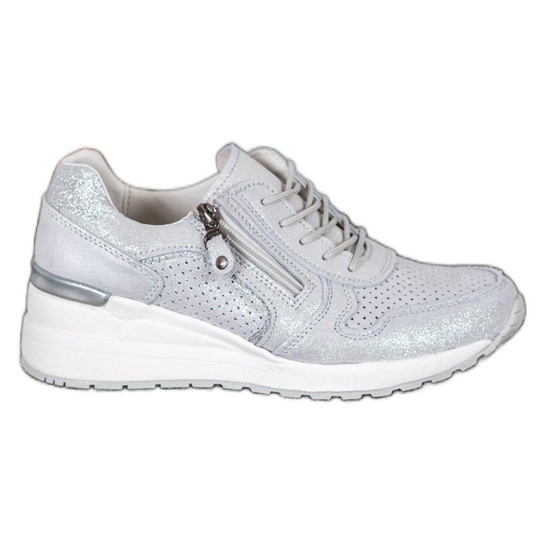 Filippo Silverskor med glitter grå