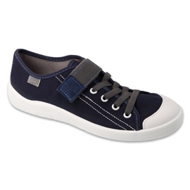 Befado 251Q047 sneakers med kardborre, marinblå