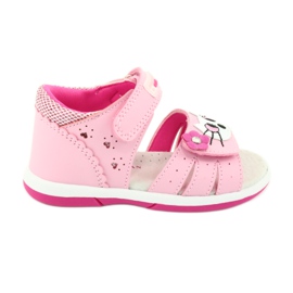 American Club American DR22/20 Sandals Girls 'Pink Kitty rosa