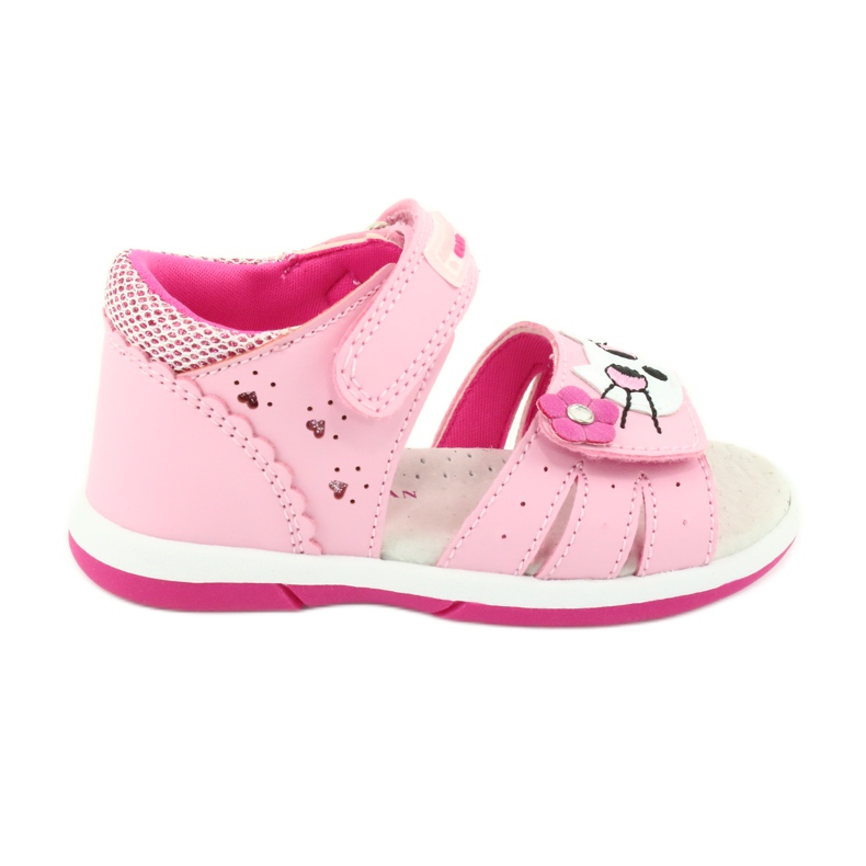 American Club American DR22/20 Sandals Girls 'Pink Kitty rosa