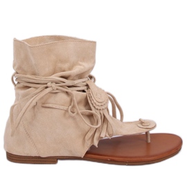 Flip-flops med en beige övre SL1010P Beige