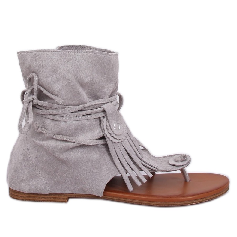 Grå flip-flops med överdel SL1010P Grå