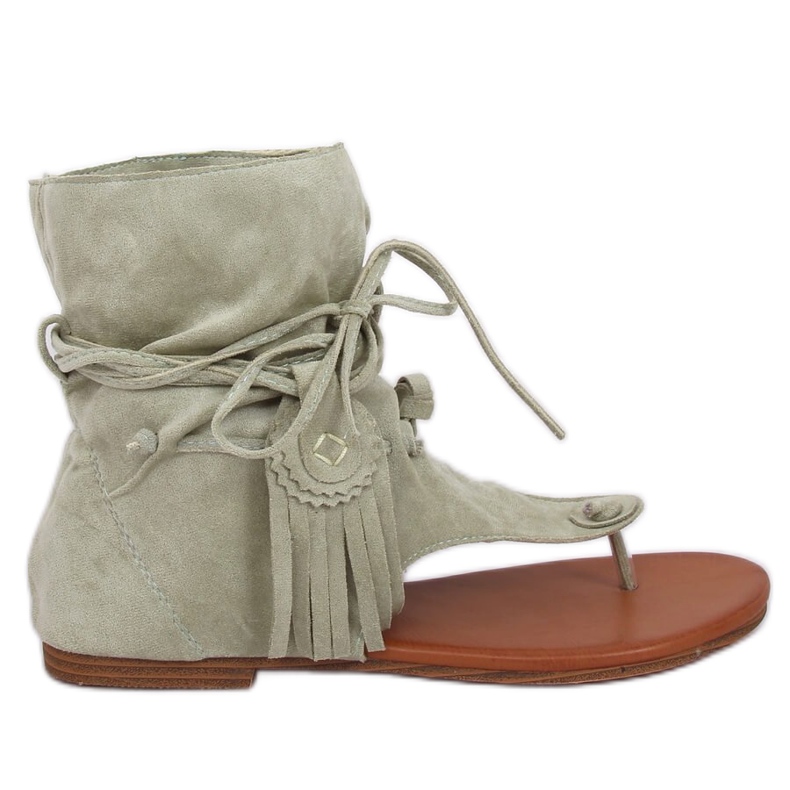 Flip-flops med en celadon övre SL1010P Grön