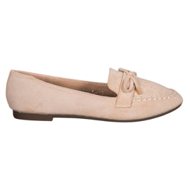 Small Swan Beige loafers