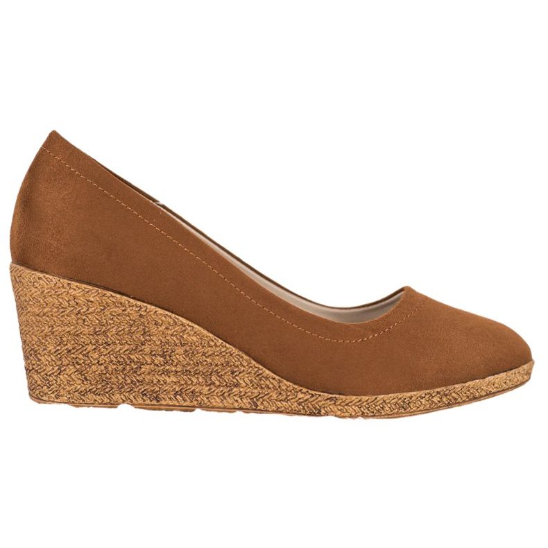 Goodin Mocka pumpar i mocka brun