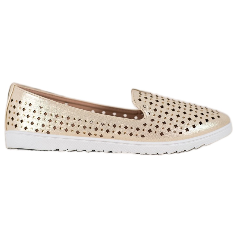 Renda Snygga herrar med kristaller gul