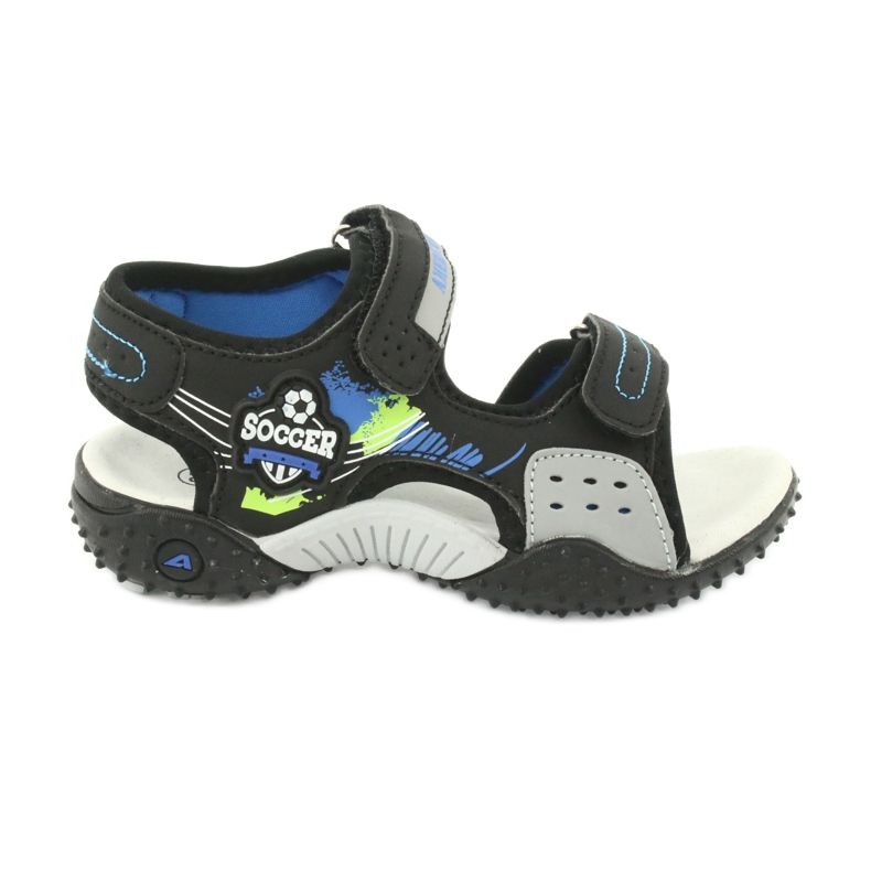 American Club Sandaler läderinsats HL21/20 svart/blå