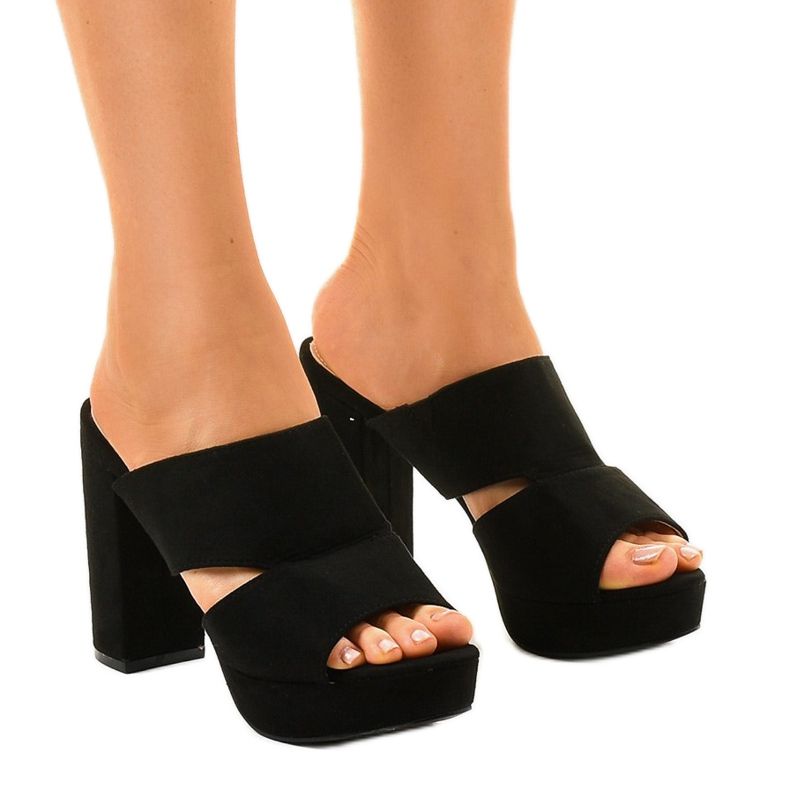 Svart mocka klackar 9R55