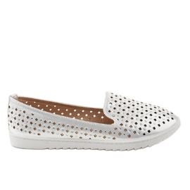 Blå DY-08 openwork sneakers grå