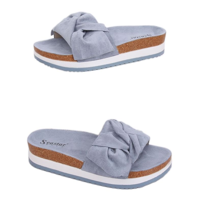 Blå kvinnors blå tofflor SS116P Blå