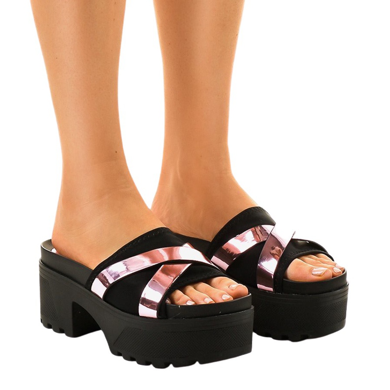 Svarta höga klackar CL-3A309-20