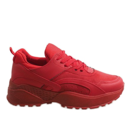 Röda trendiga sportskor A88-18