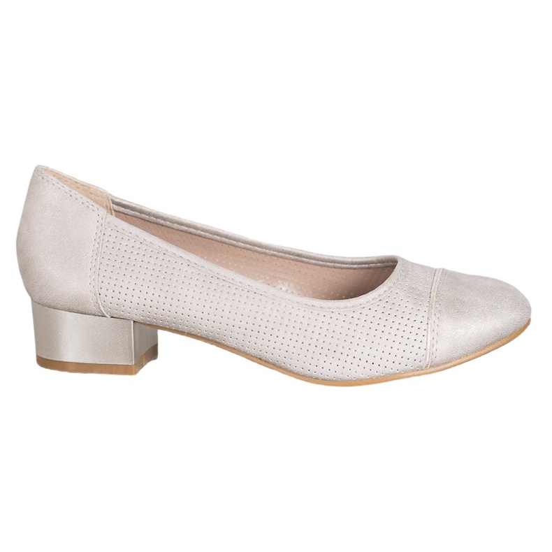 Goodin Genombrutna pumpar på en pelare gyllene