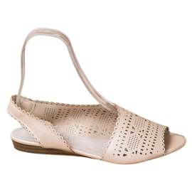 Goodin Glänsande gyllene sandaler