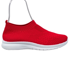 SHELOVET Slip On Sneakers röd