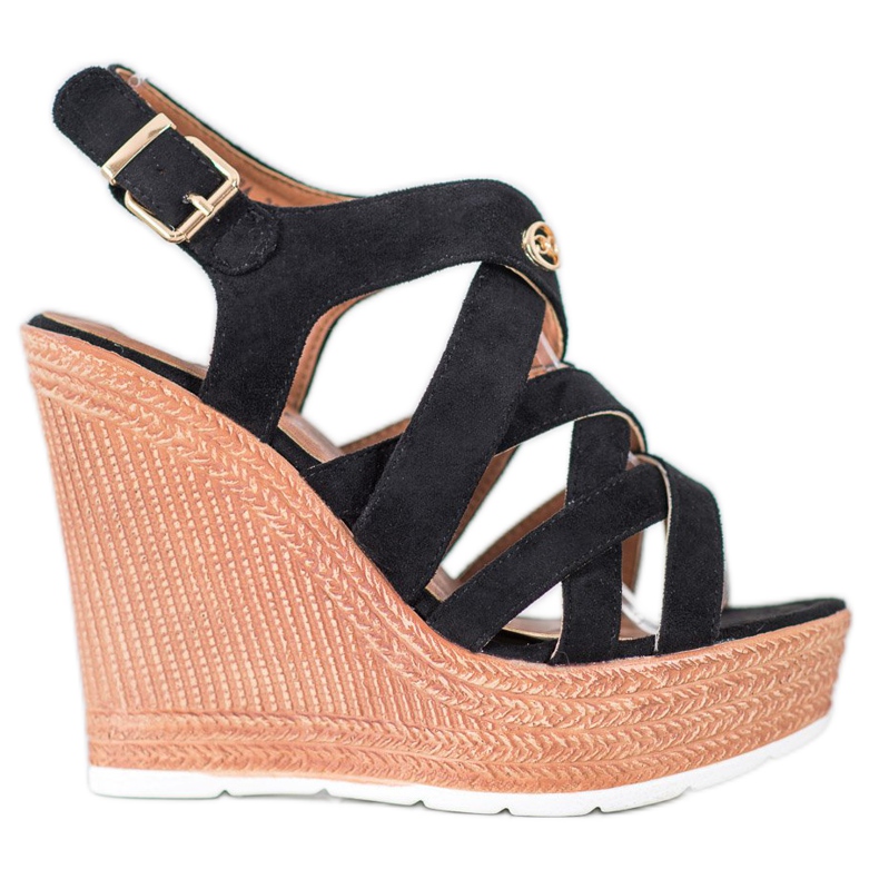 Comer Fashion Wedge Sandaler svart