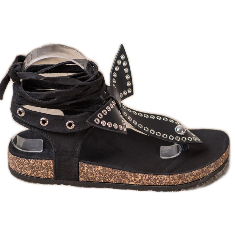 Seastar Slipade sandaler med flip-flops svart