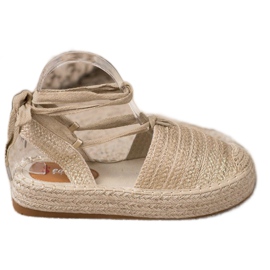 Seastar Knutna Espadrilles -sandaler gyllene