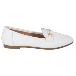 Nio Nio Eleganta loafers med ekoläder vit