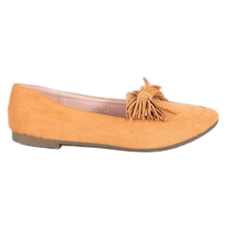 Nio Nio Loafers med fransar brun