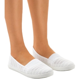 Vita CB1711-9 sneakers med öppet snitt