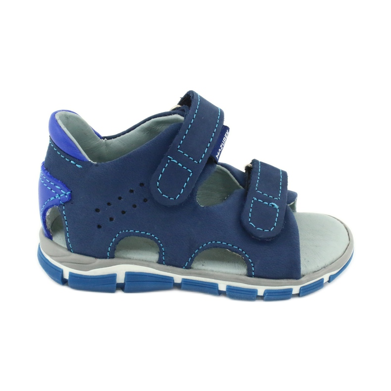 Mazurek Läderpojkar med marinblå kardborrborr 314