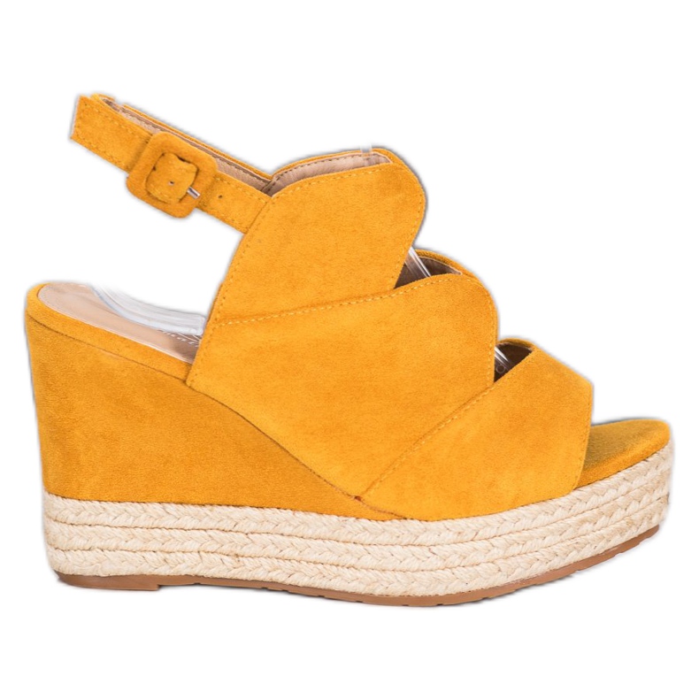 Small Swan Fashion Wedge Sandaler gul