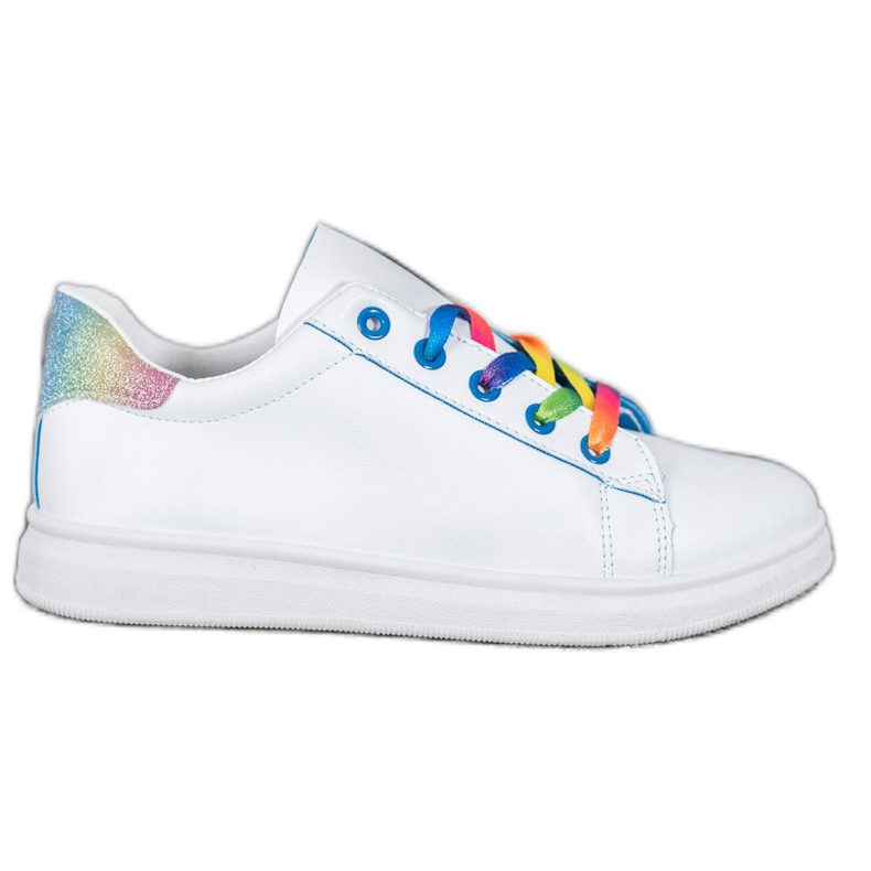 SHELOVET Trendiga sportskor vit