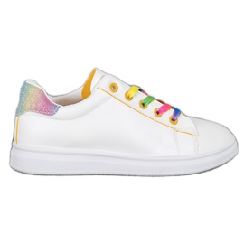 SHELOVET Trendiga sportskor vit