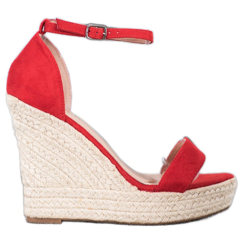 SHELOVET Sexiga kile sandaler röd