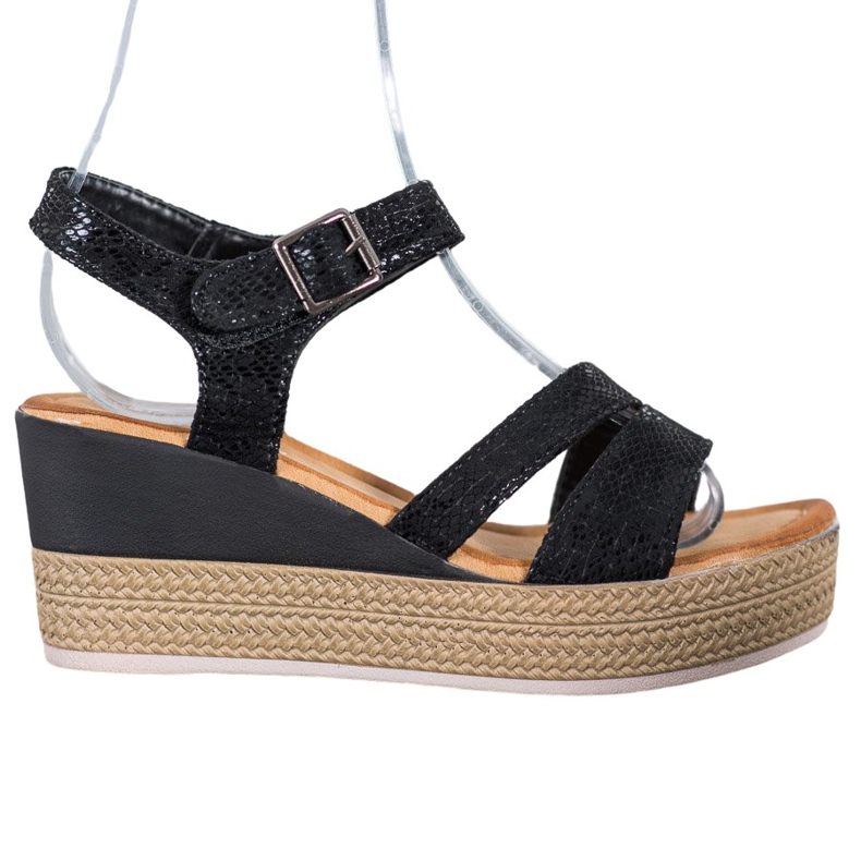 Sea Elves Bekväma sandaler svart