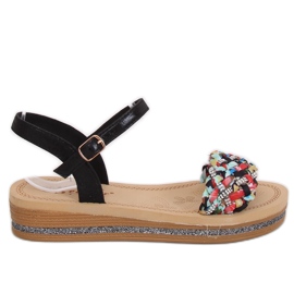 Svarta damsandaler CK151P Svart