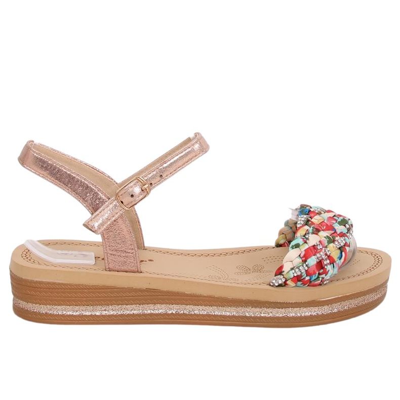 Champagne damsandaler CK151P Champagne rosa