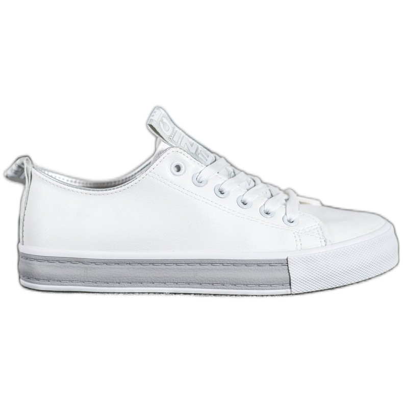 SHELOVET Sneakers med Eco Leather Nice vit