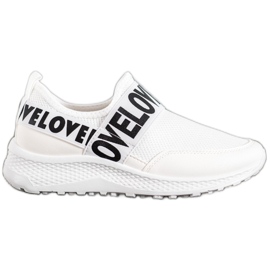 Weide White Slipony Love vit